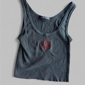 brandy melville black tank top